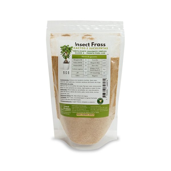 Fertilizante para Cactos e Suculentas - Insect Frass