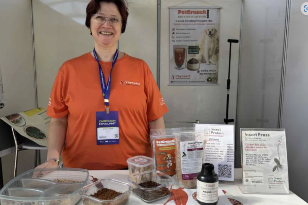 Insetos comestíveis para nutrição animal