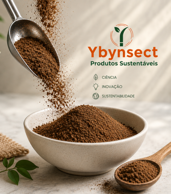 Farinha de Tenébrio Integral - Proteína de Insetos Hipoalergênica