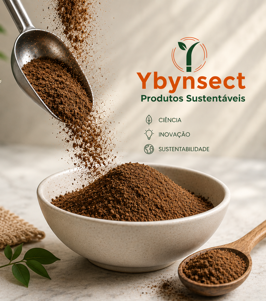Farinha de Tenébrio Integral - Proteína de Insetos Hipoalergênica