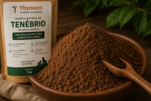 Farinha de Tenebrio molitor da Ybynsect para nutrição animal sustentável