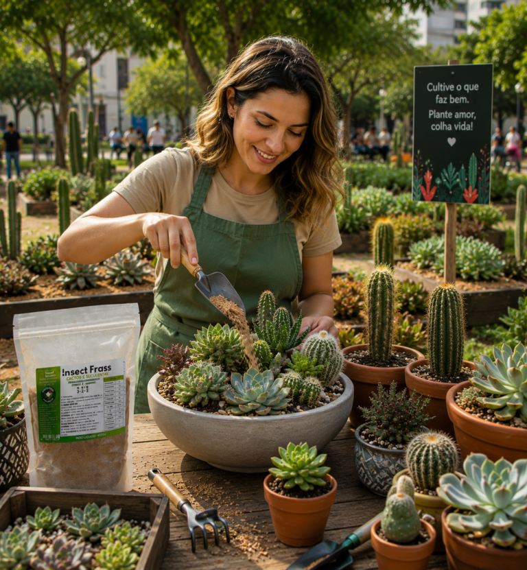 Plantas fortes e saudáveis com Insect Frass